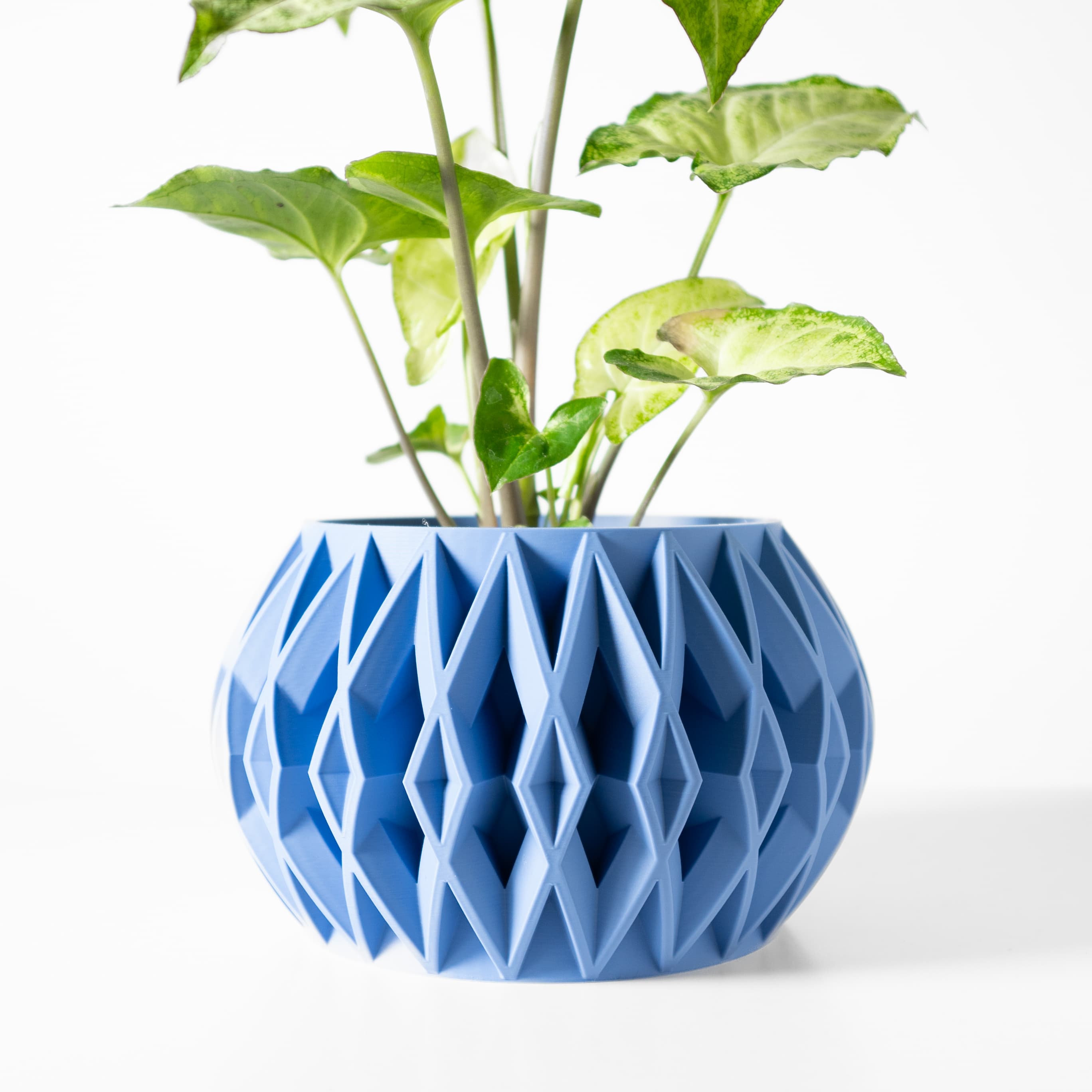 The Orik Planter Pot with Drainage Tray & Stand: Modern and Unique Home Decor for Plants 3d model