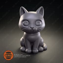 Stylized adorable Cute Kitty 3d model