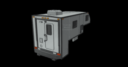 Pickup Truck Camper Kit 1/87 Scale 3d model
