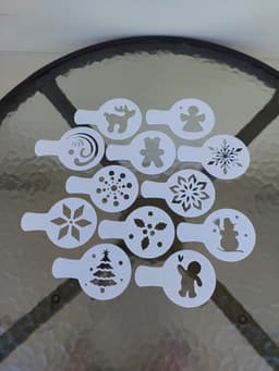 Coffee and Hot Drink Stencils 3d model