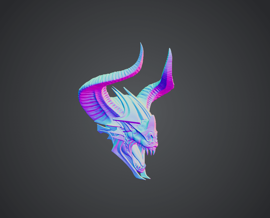 LOST KING TROPHY HEAD 3d model