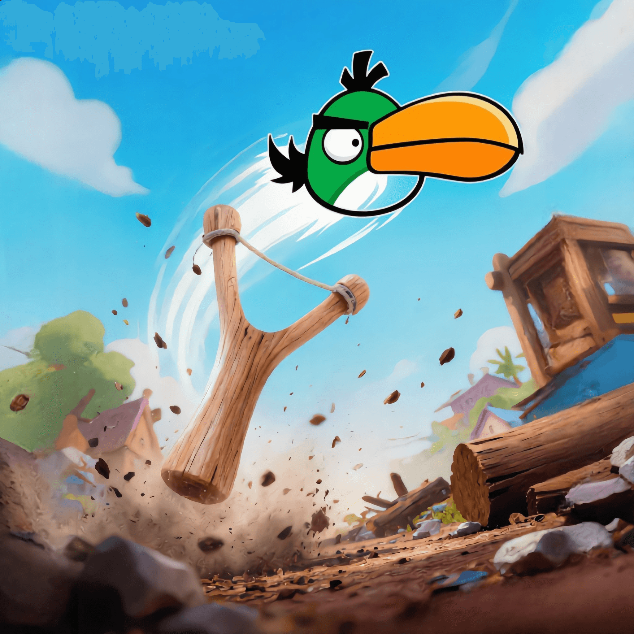 Hal Angry Bird 3d model