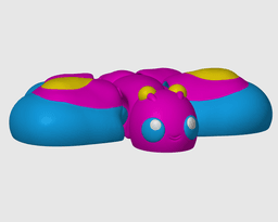 Articulated Butterfly 3d model