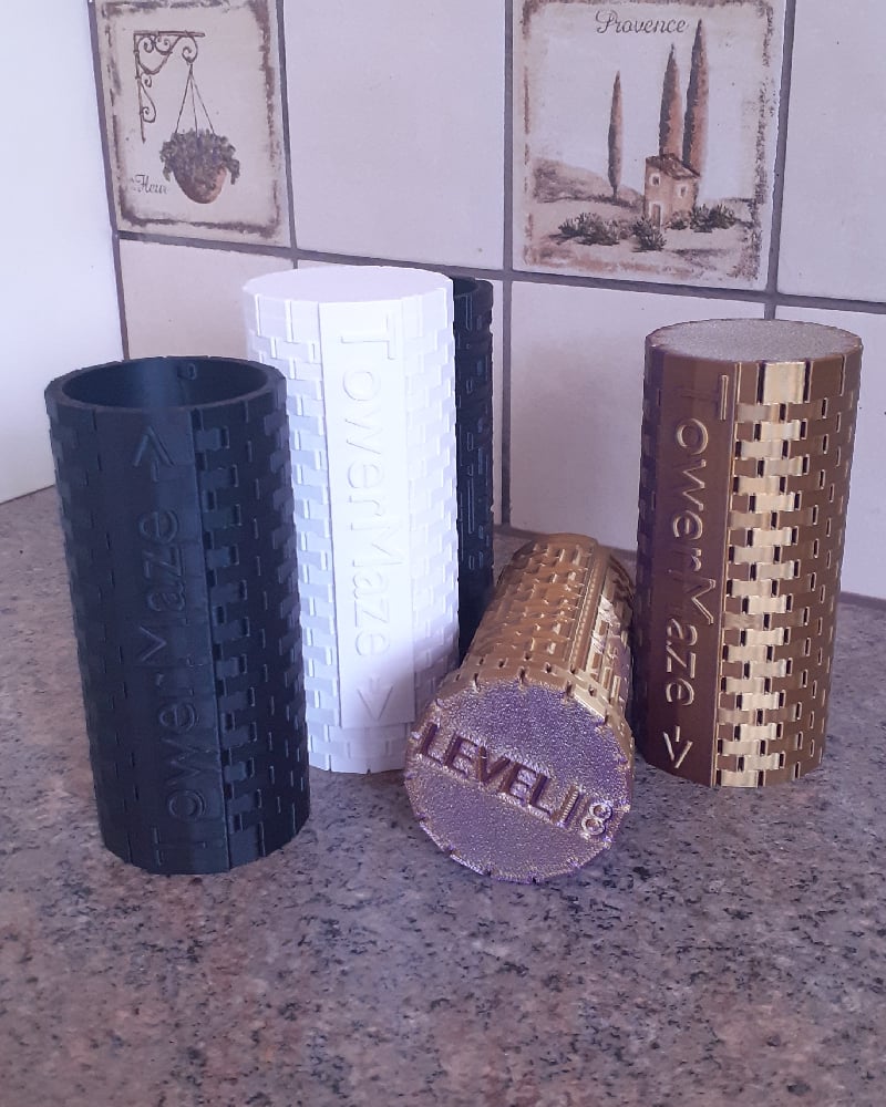 Batch of different TowerMaze's - Level 18 to Level 20 3d model