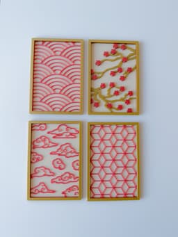 Japanese Style Tea Light Box 3d model