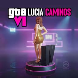 GTA6 LUCIA CAMINOS - Premium Statue 3d model