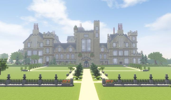 Minecraft Xavier School Mansion 3d model