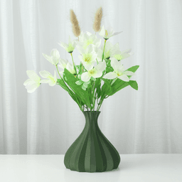 Mirae Vase STL 3D Print File, Home Decor Vase for Plants and Flowers 3d model