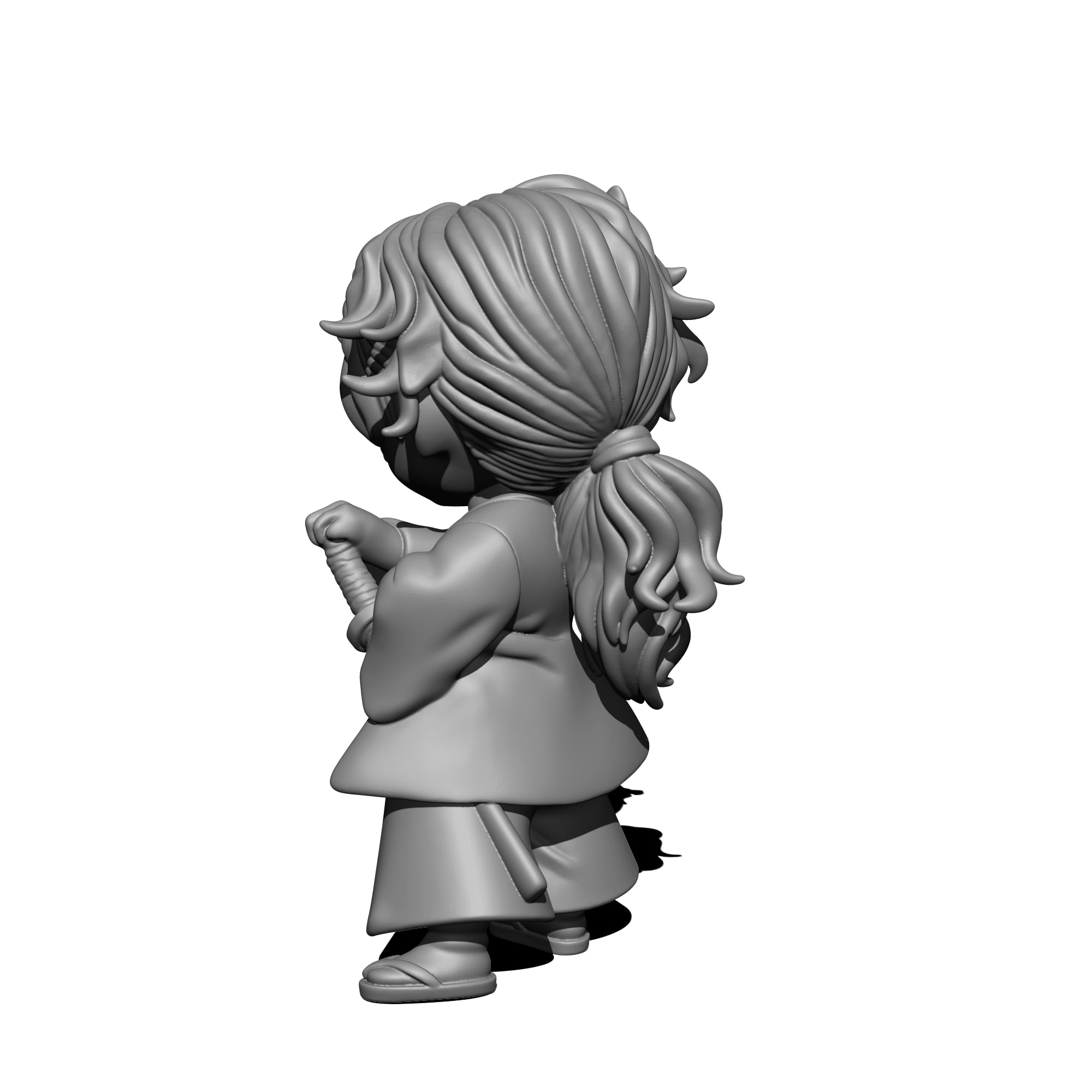 Demon Slayer Chibi Character Set – 3D Printable Collection 3d model