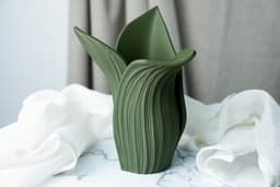 Large Leaf Vase – A Statement of Nature's Elegance 3d model