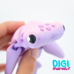 Hammerhead Shark Flexi + Keychain 3d model