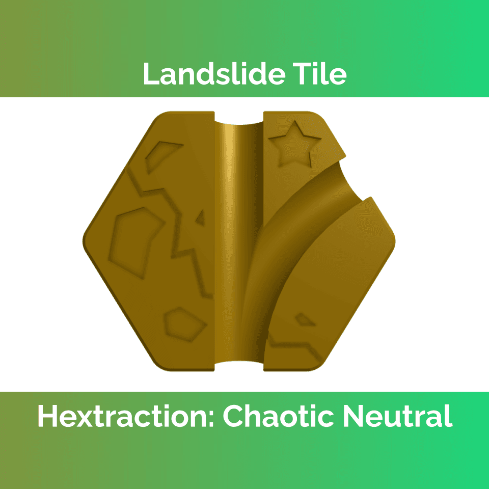 Hextraction - Landslide Tile 3d model