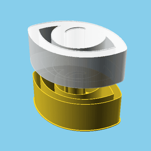 Eye, nestable box (v1) 3d model