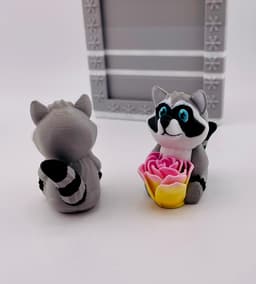 Mother's Day Roseables Raccoon 3d model