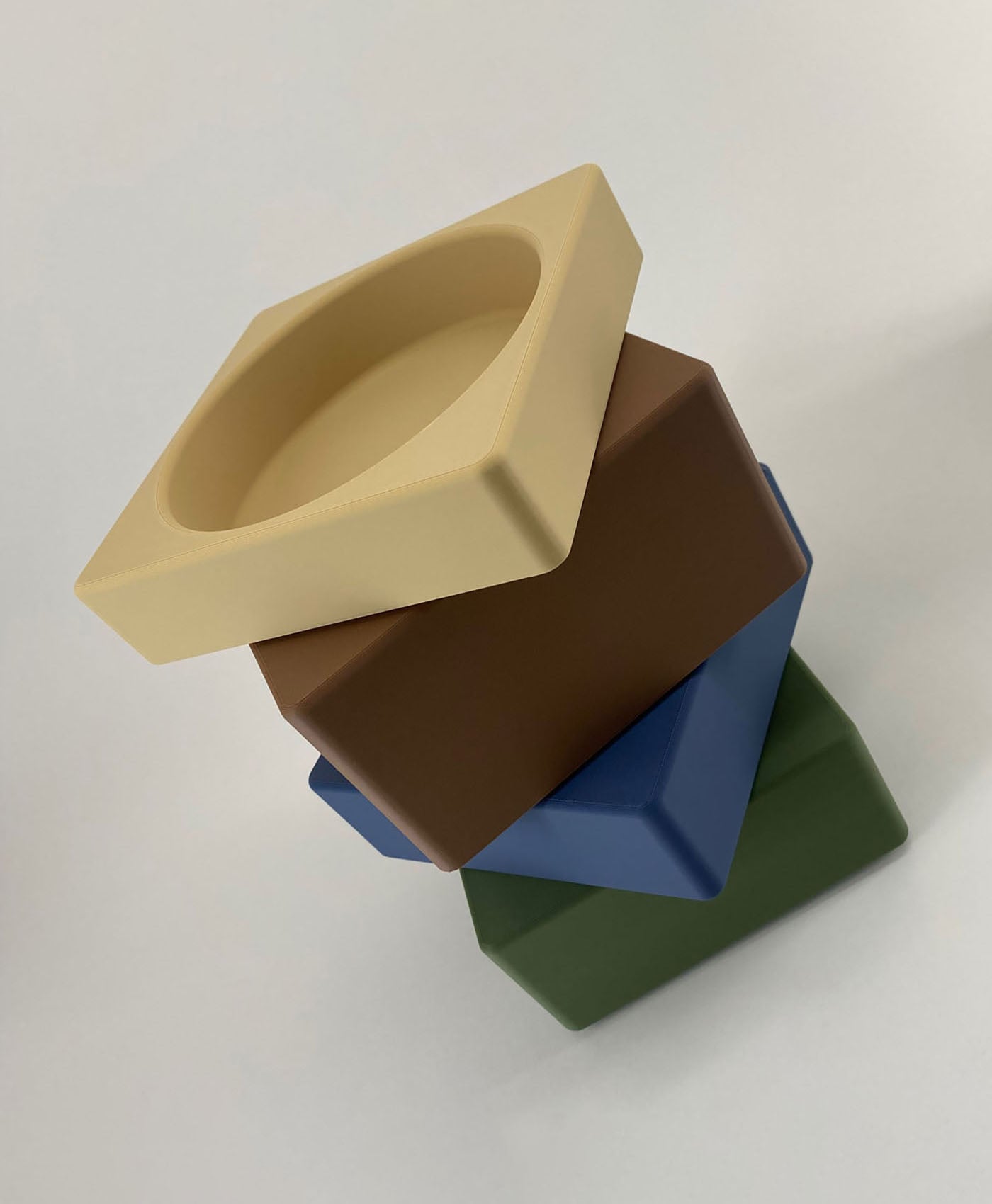 CS128-90 Container modular stackable module for 3d printing makers 3d model