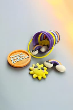 Little Bucket of Sunshine and Rainbows 3d model