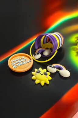 Little Bucket of Sunshine and Rainbows 3d model