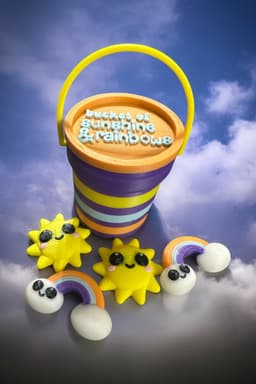 Little Bucket of Sunshine and Rainbows 3d model