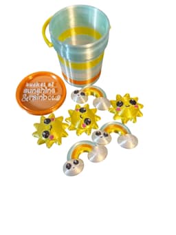 Little Bucket of Sunshine and Rainbows 3d model