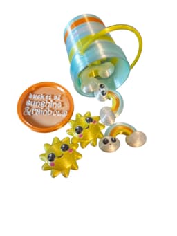 Little Bucket of Sunshine and Rainbows 3d model
