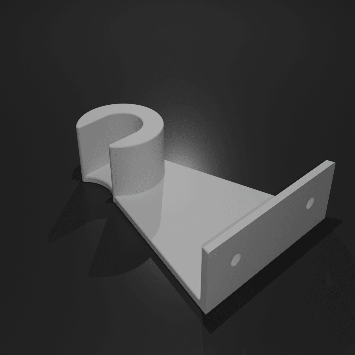 Minimalist Paper Towel Holder 3d model