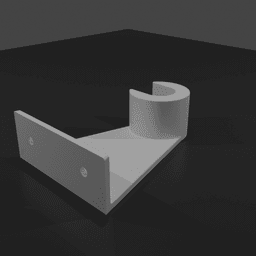 Minimalist Paper Towel Holder 3d model
