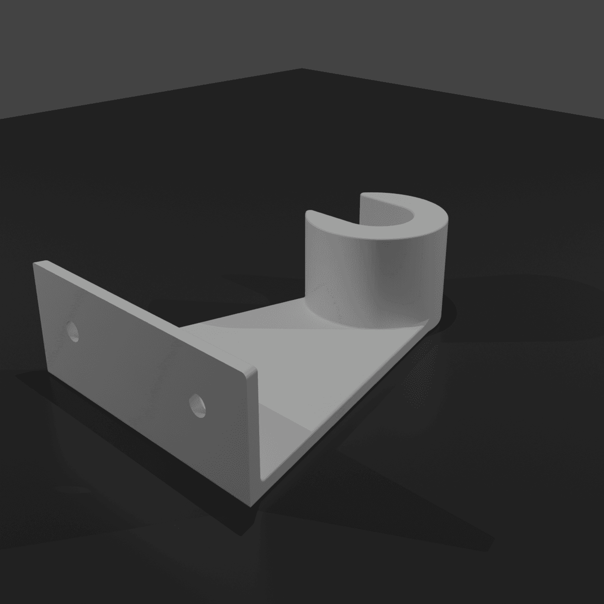 Minimalist Paper Towel Holder 3d model