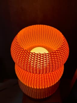 Basketweave Lamp 3d model