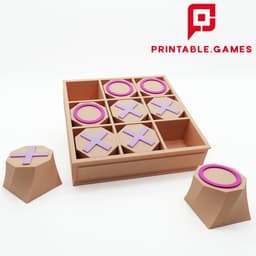TIC TAC TOE GAME - CLASSIC 3d model