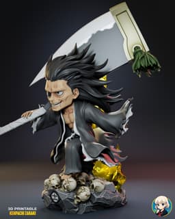 Zaraki Kenpachi Bleach Chibi - Premium Collectible 3d model