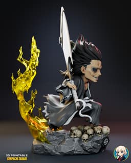 Zaraki Kenpachi Bleach Chibi - Premium Collectible 3d model