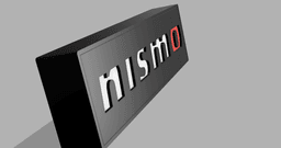 Nismo Led Sign 3d model