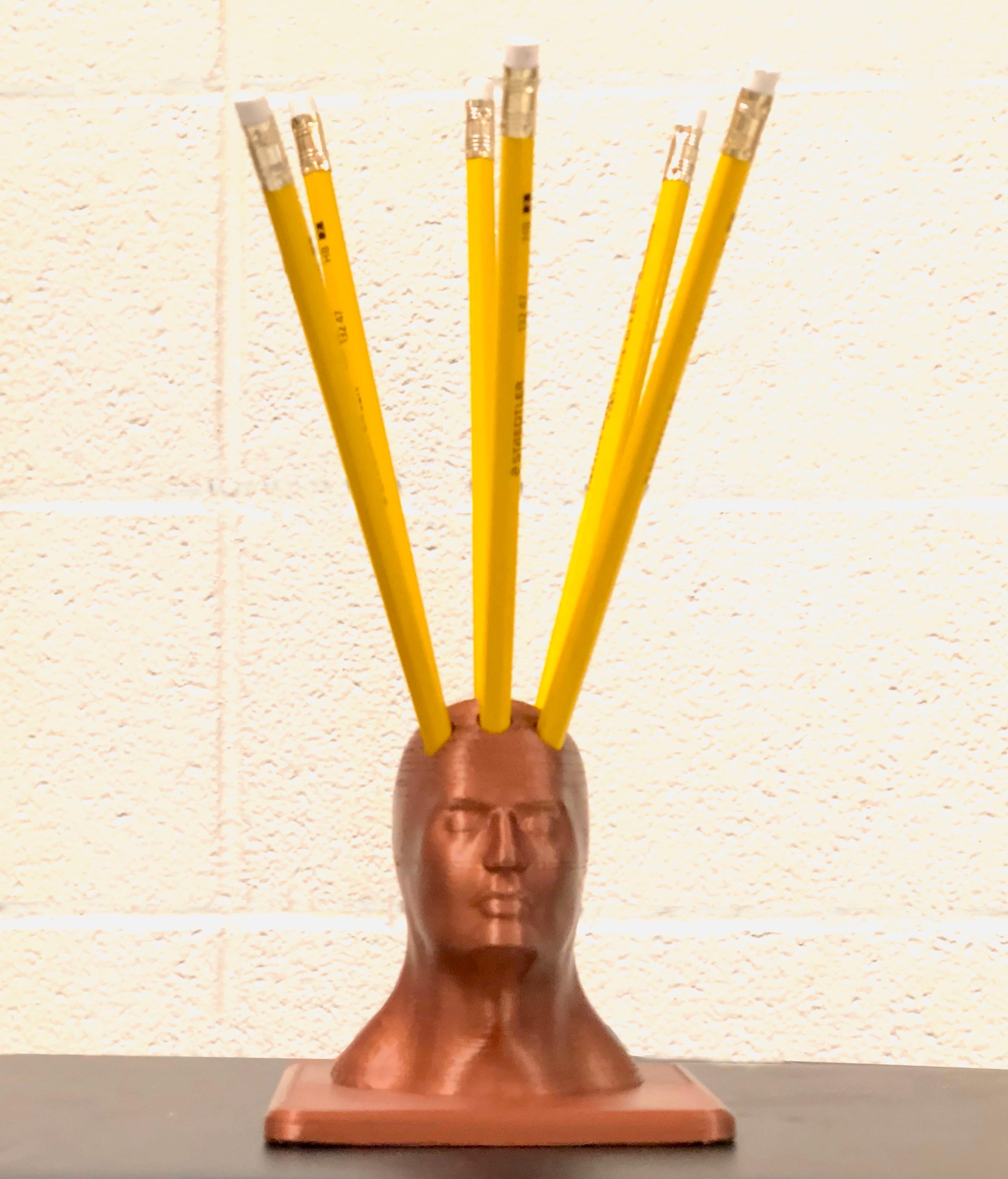 Mohawk Pencil Holder.stl 3d model