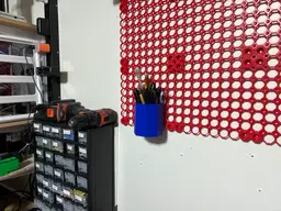 Pencil, Pen, Brush and more, storage cup for the Multiboard Storage System 3d model