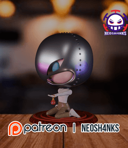 Berserk Griffith Eclipse Funko style 3d model