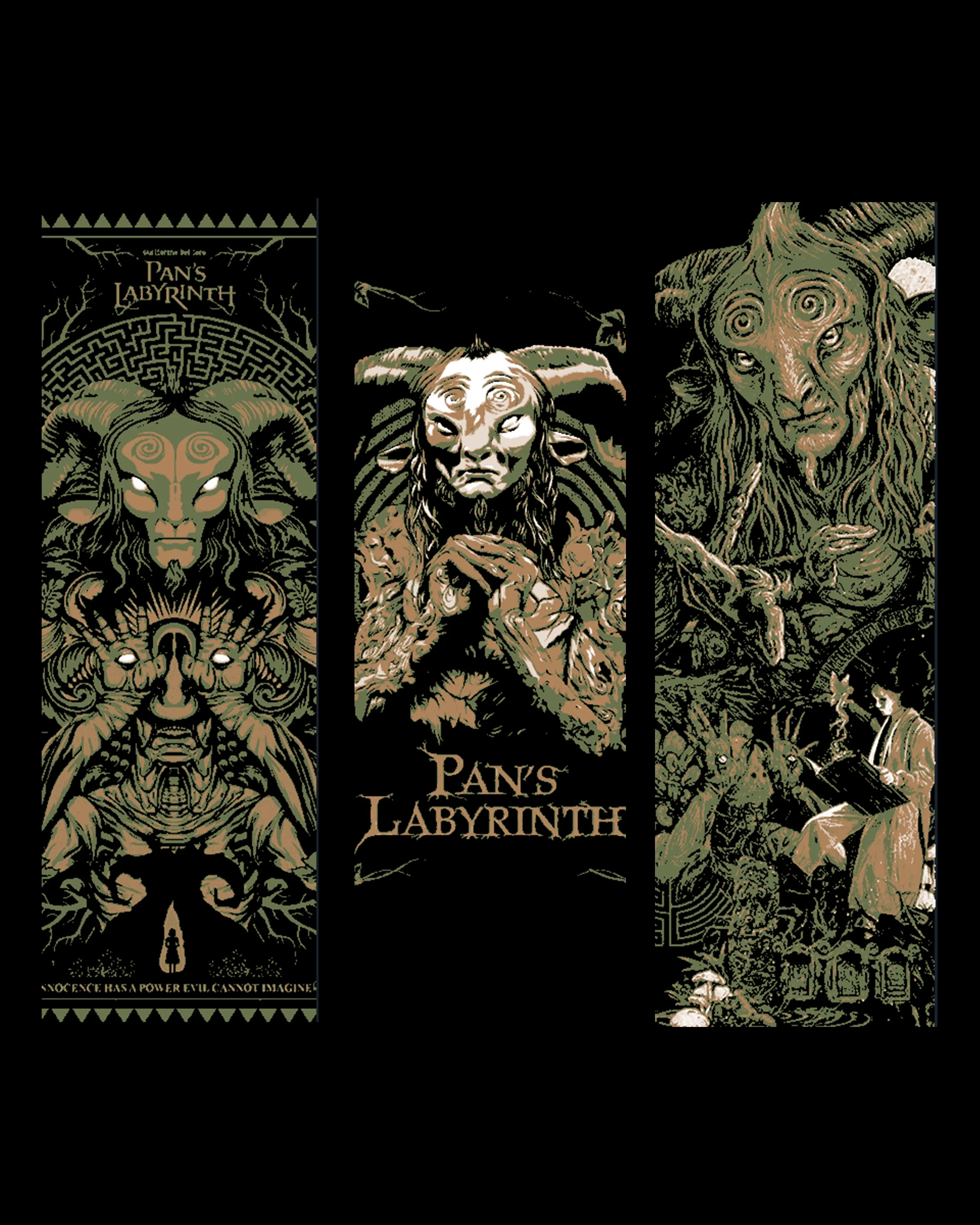 Fanart Bookmark Designs of the Horror Fantasy Pan's Labyrinth 3d model