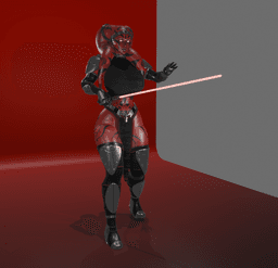 Curvy Darth Talon V2 3d model