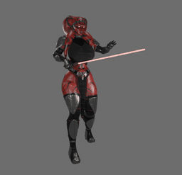 Curvy Darth Talon V2 3d model