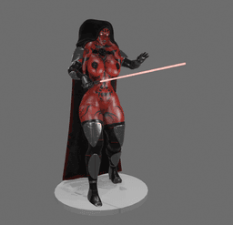 Curvy Darth Talon V2 3d model