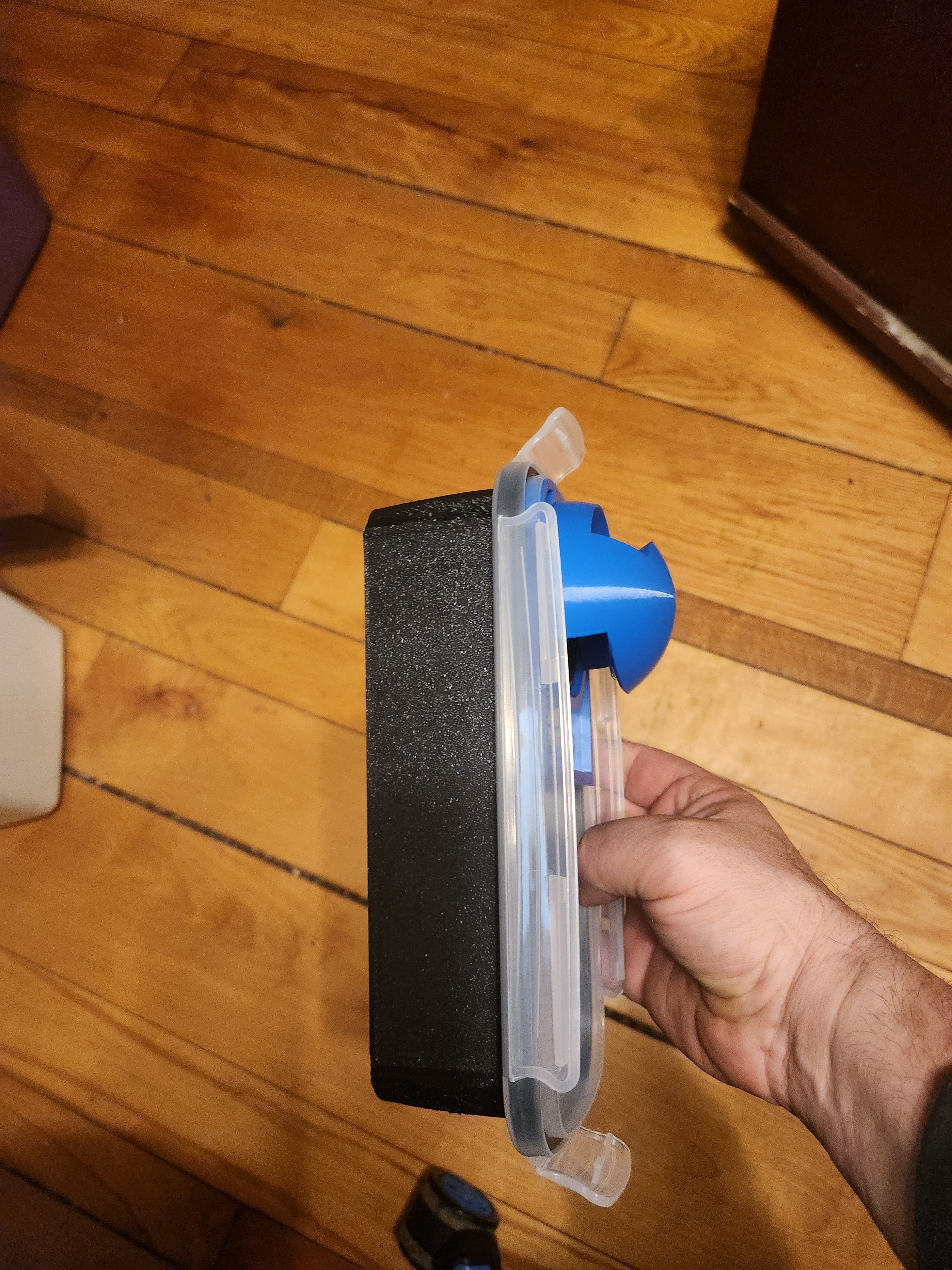 Modified Cereal Container Filament Storage 3d model