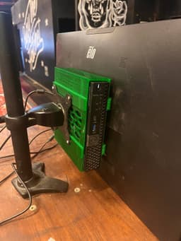Dell Omniplex 7060 Micro Touchscreen and Post Mount 3d model