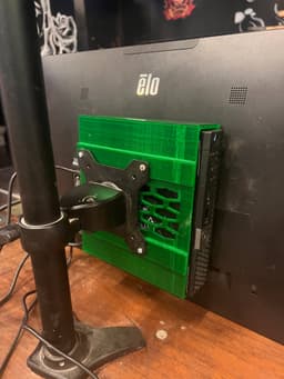 Dell Omniplex 7060 Micro Touchscreen and Post Mount 3d model
