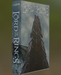 The Two Towers - Book Litho 3d model
