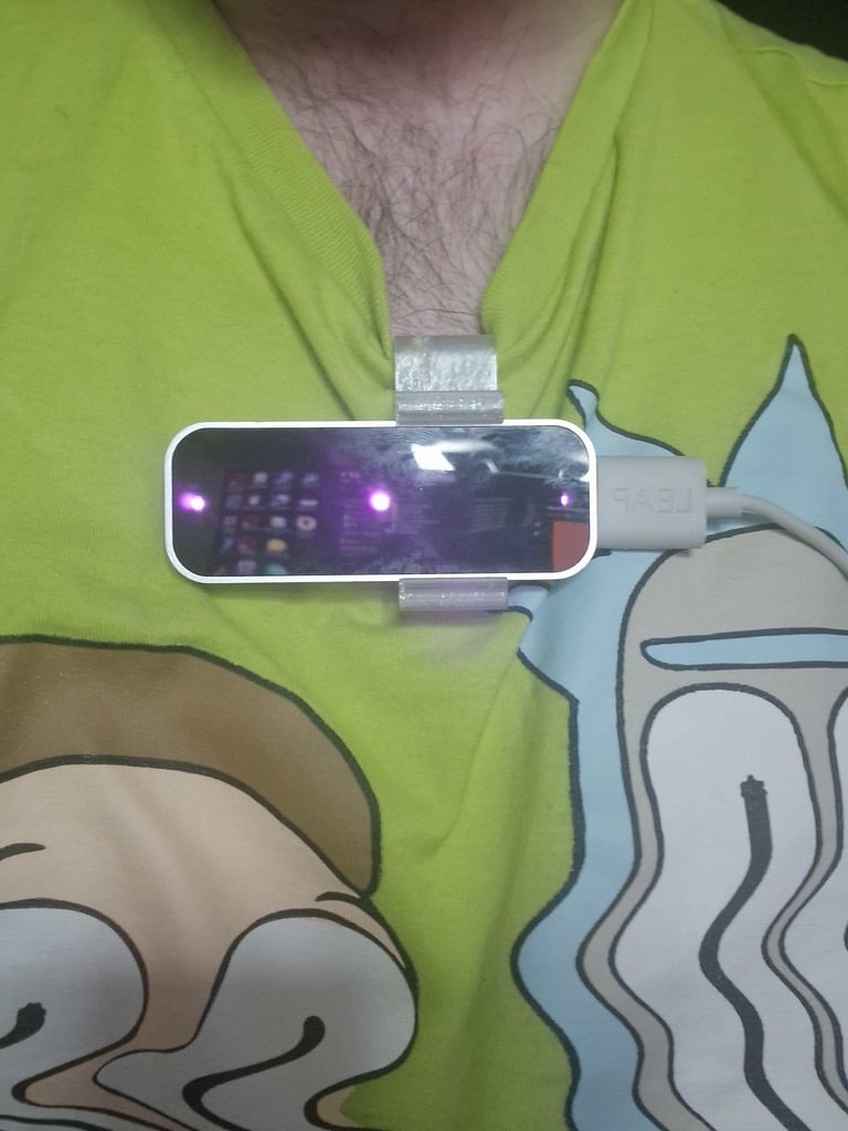 Leap Motion Shirt Clip 3d model