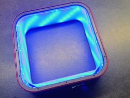 Square Lamp (LED strip) 3d model