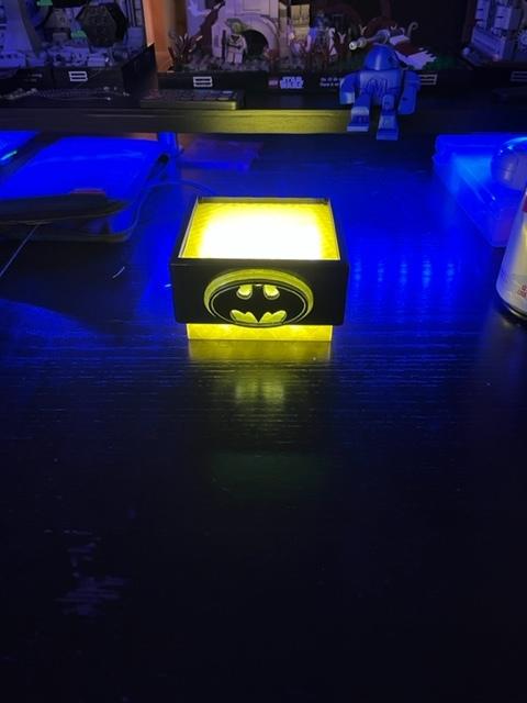 LED Illuminated Pedestal for Lego Helmets 3d model