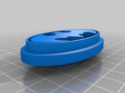 LED Illuminated Pedestal for Lego Helmets 3d model