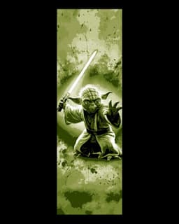Star Wars Fan Art - Jedi Master Yoda - Set of Bookmarks 3d model