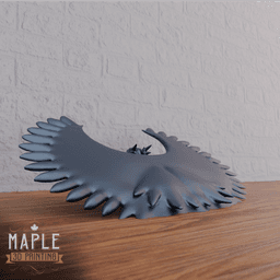 Roaring Moon - Ornamental and Basic - Pokemon 3d model