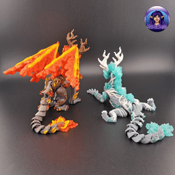 Forest Dragon - Articulated Dragon 3d model